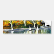 Toy Boats in the Park Bumper Sticker