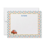 Toy Car Derby - Personalized Stationery