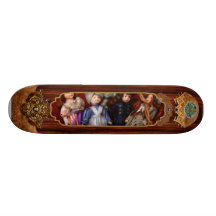 Toy - Dolls - A basket of Victorian dolls Custom Skateboard