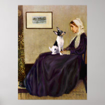 Toy Fox Terrier - Whistler's Mother Print