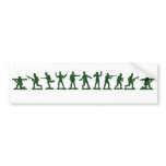 Toy Green Army Men Bumper Stickers