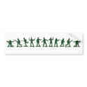 Toy Green Army Men bumper stickers