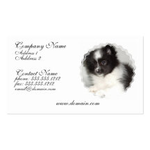 Toy Pomeranian Business Card