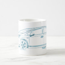 Toy Prius Gen3 2010+ Mug