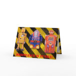 Toy Robot Custom Birthday Card