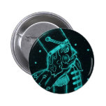 Toy Soldier in Black and Aqua buttons