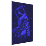 Toy Soldier in Royal Blue canvas prints