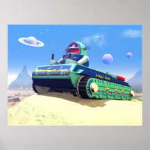Toy Space Tank Print