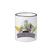 Toy Story Buzz Lightyear wings button pin Coffee Mugs