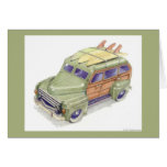 Toy Surf Car Green Card