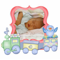 Toy Train Bluebird - Customize Acrylic Cut Outs