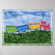 Toy Train in the Countryside