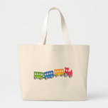 Toy Train Tote Bags