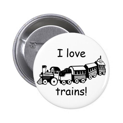 Toy Trains Pinback Buttons
