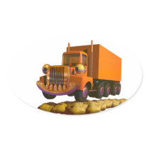 Toy Truck Stickers