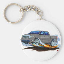 Toyota Tundra Crewmax Grey Truck Keychains
