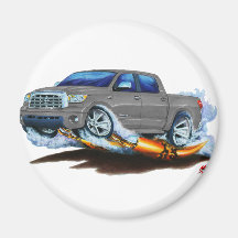 Toyota Tundra Crewmax Grey Truck Magnet