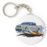 Toyota Tundra Crewmax Silver Truck Keychains