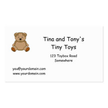 Toys Business Cards