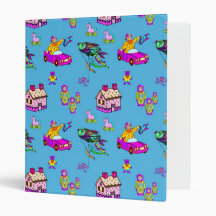 Toys – Pink Dollhouses & Turquoise Kites Vinyl Binder