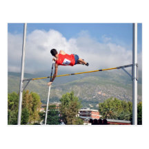 TRACK AND FIELD EVENTS POST CARD