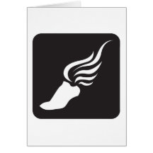 Track and Field Icon Greeting Cards