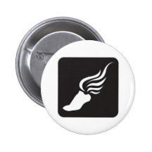 Track and Field Icon Pin