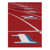Track And Field Post Cards