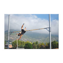TRACK AND FILED EVENTS STRETCHED CANVAS PRINTS