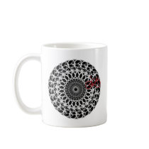 Track Bicycle Mandala Mug