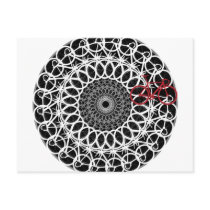 Track Bicycle Mandala Postcards