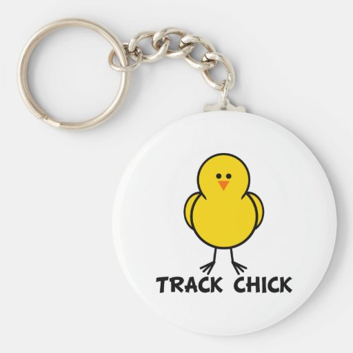 Track Chick Keychains