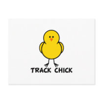 Track Chick Postcards