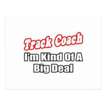 Track Coach...Big Deal Postcards