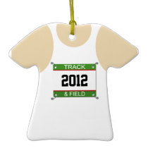 Track & Field Ornament - Customizable Year ornaments