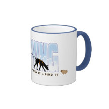 Tracking, Doberman Mug