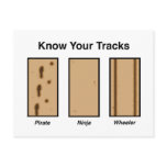 Tracks Postcard