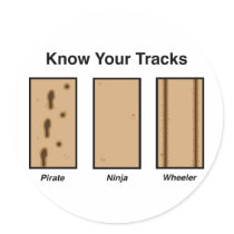 Tracks Stickers