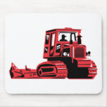 tracteur d'excavatrice de construction de bêcheur  tapis de souris