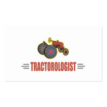 Tracteur drôle cartes de visite personnelles