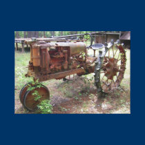 tracteur vintage antique de ferme impressions sur toile