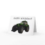 Tractor birthday card