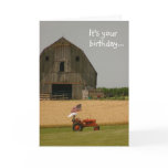 Tractor Birthday Card: Time to celebrate!