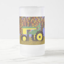 Tractor by Autumn Trees 1 Mugs