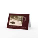 Tractor Christmas Card for Business or Family