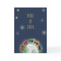 Tractor Christmas Card: Good will to old tractors!