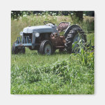 Tractor in a Field Fridge Magnets