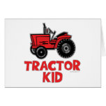 Tractor Kid Greeting Card