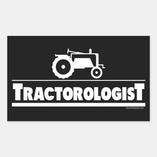 Tractorologist - Tractor Rectangular Stickers