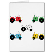 Tractors Card